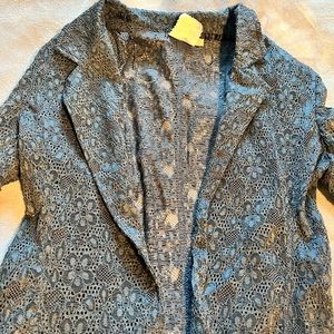 Lace blazer
